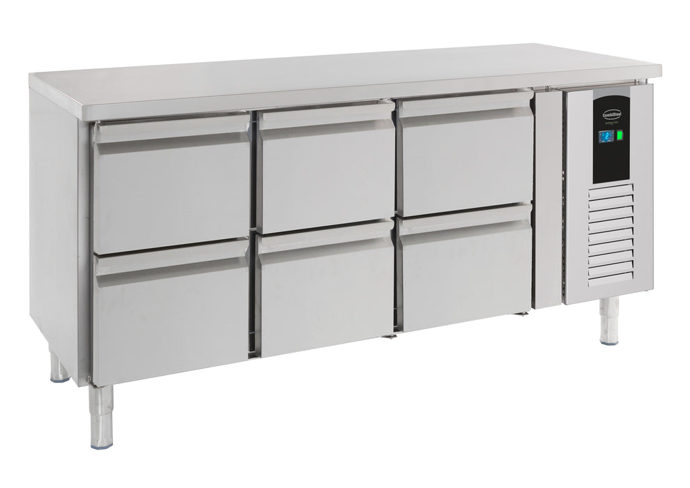 CombiSteel 700 Kühltisch 6 Schubladen Energy Line | 7450.5045