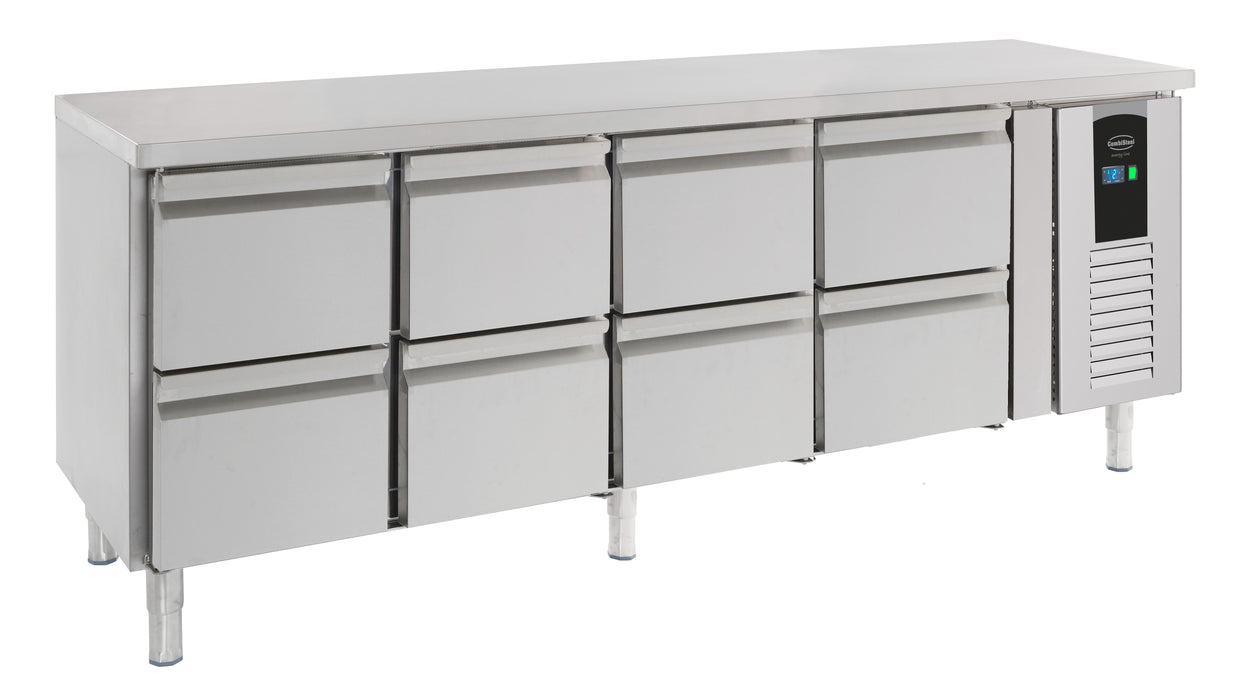 CombiSteel 700 Kühltisch 8 Schubladen Energy Line | 7450.5050