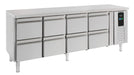 CombiSteel 700 Kühltisch 8 Schubladen Energy Line | 7450.5050