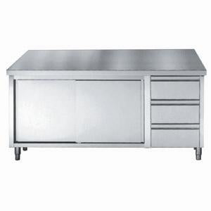 CombiSteel 700 Arbeitstisch Schiebetüren Schubladen 1800