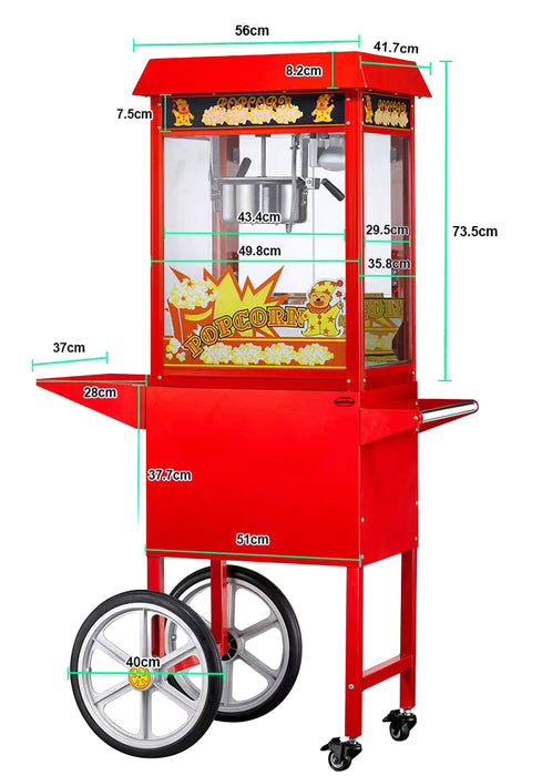 CombiSteel Popcorn-Gerät Inkl. Räder