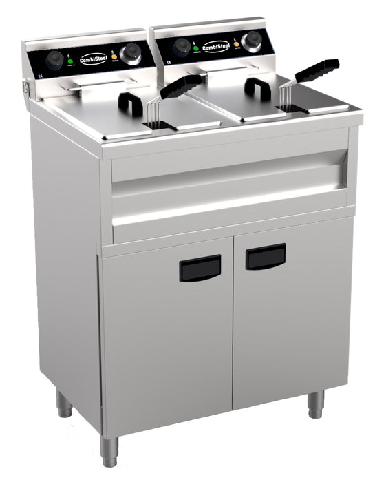 CombiSteel Elektro Friteuse 2 × 9L