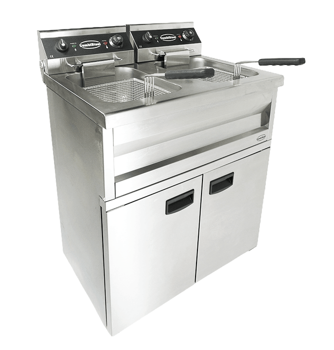 CombiSteel Elektro Friteuse 2 × 9L