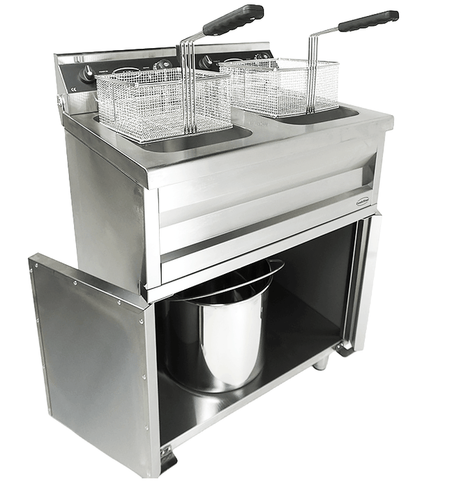 CombiSteel Elektro Friteuse 2 × 9L