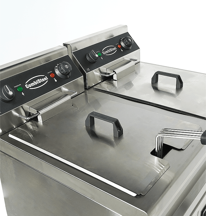 CombiSteel Elektro Friteuse 2 × 9L