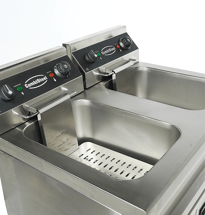 CombiSteel Elektro Friteuse 2 × 9L