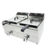 CombiSteel Elektro Tischfriteuse 2 × 10 L