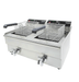CombiSteel Elektro Tischfriteuse 2 × 10 L