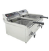CombiSteel Elektro Tischfriteuse 2 × 10 L