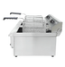 CombiSteel Elektro Tischfriteuse 2 × 10 L