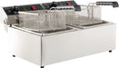 CombiSteel Elektro Tischfriteuse 2 × 6 L