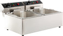 CombiSteel Elektro Tischfriteuse 2 × 6 L