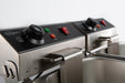 CombiSteel Elektro Tischfriteuse 2 × 6 L