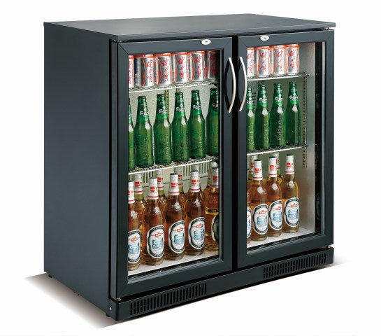 CombiSteel Barkühler Schwarz 2 Türen | 7455.1305