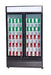 CombiSteel Kühlschrank 2 Glastüren Bez-750 Gd