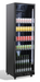 CombiSteel Kühlschrank 1 Glastür Schwarz Nap-360