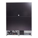 CombiSteel Kühlschrank 3 Glastüren Schwarz Nap-1200 Ht - Mit Türheizung