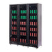 CombiSteel Kühlschrank 3 Glastüren Schwarz Nap-1200 Ht - Mit Türheizung