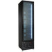 CombiSteel Tiefkühlschrank 1 Glastür Schwarz Nap-250F