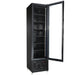 CombiSteel Tiefkühlschrank 1 Glastür Schwarz Nap-250F
