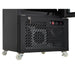 CombiSteel Tiefkühlschrank 1 Glastür Schwarz Nap-250F