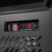 CombiSteel Tiefkühlschrank 1 Glastür Schwarz Nap-250F