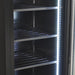 CombiSteel Tiefkühlschrank 1 Glastür Schwarz Nap-250F