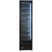 CombiSteel Tiefkühlschrank 1 Glastür Schwarz Nap-250F