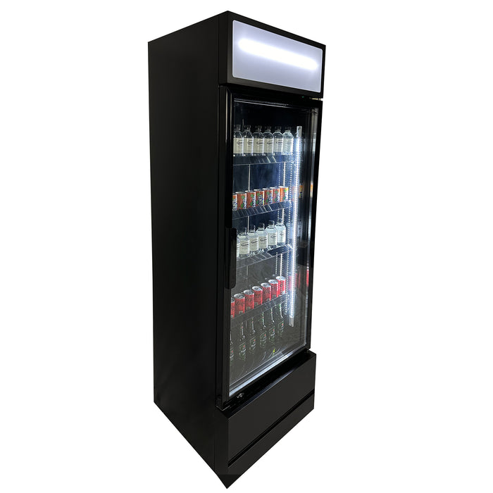 CombiSteel Kühlschrank Glastür Fcu-370 Bl