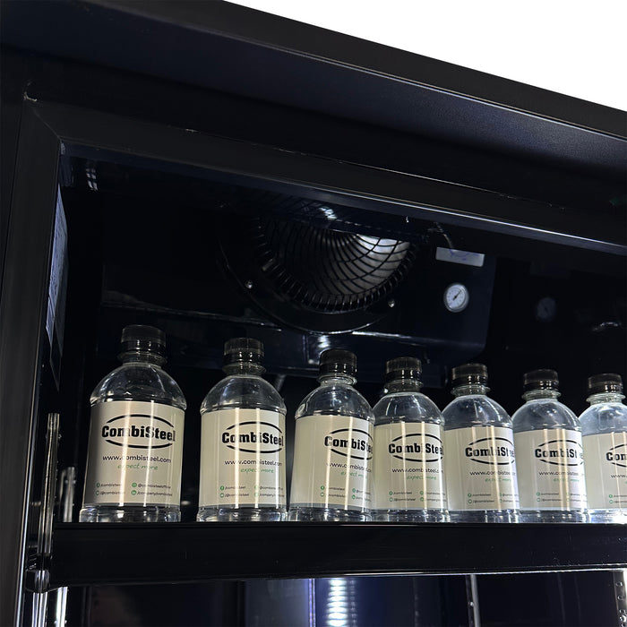 CombiSteel Kühlschrank Glastür Fcu-370 Bl