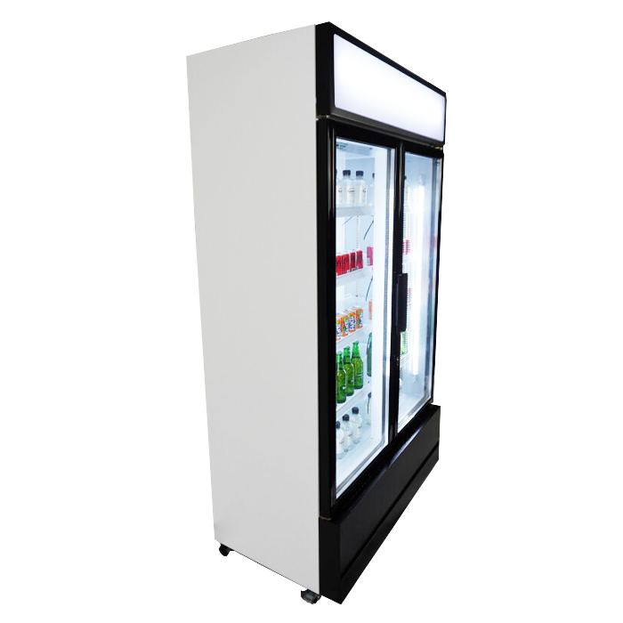 CombiSteel Kühlschrank 2 Glastüren Fcu-750