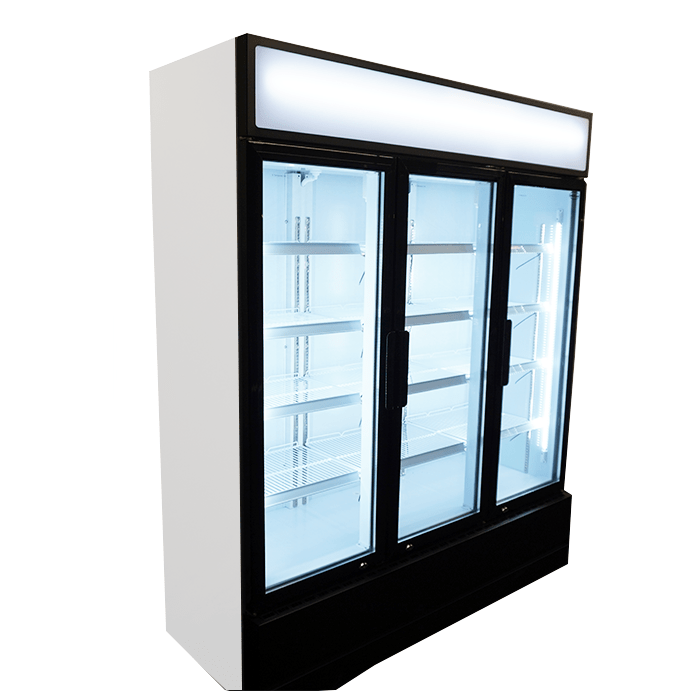 CombiSteel Kühlschrank 3 Glastüren Fcu-1200