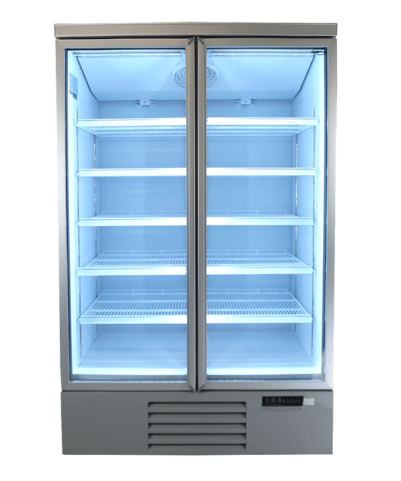 CombiSteel Kühlschrank 2 Glastüren Jde-1000R