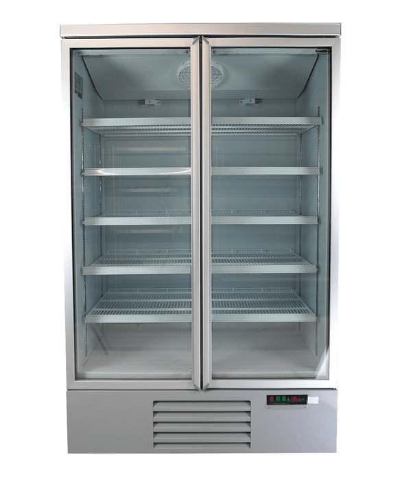 CombiSteel Kühlschrank 2 Glastüren Jde-1000R