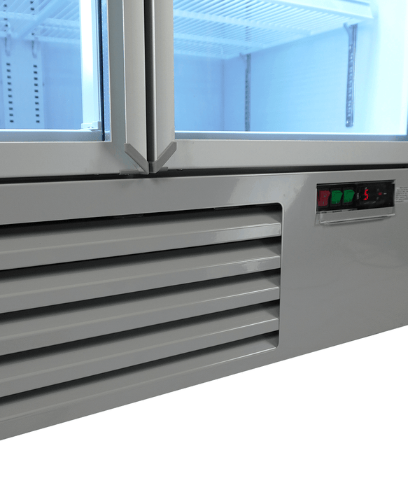 CombiSteel Kühlschrank 2 Glastüren Jde-1000R