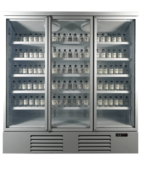 CombiSteel Kühlschrank 3 Glastüren Jde-1530R