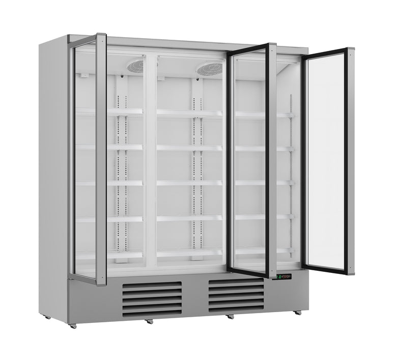 CombiSteel Kühlschrank 3 Glastüren Jde-1530R