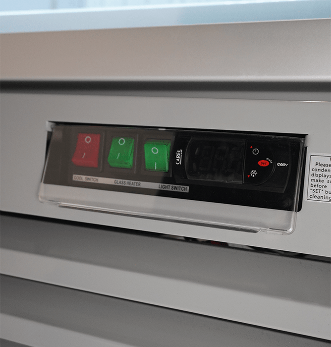 CombiSteel Tiefkühlschrank 1 Glastür Jde-600F