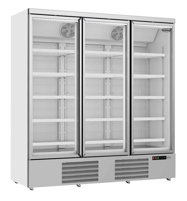 CombiSteel Tiefkühlschrank 3 Glastüren Jde-1530F **Achtung, Es Liegt Ein Erhöhter Einschatlstrom Vor, Sodass Ein Leitungsschu