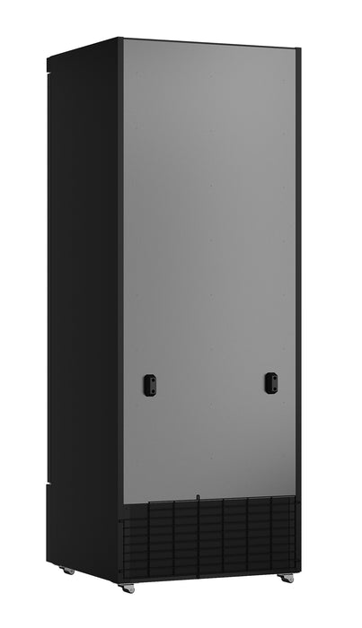 CombiSteel Kühlschrank 1 Glastür Schwarz Jde-600R Bl