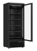 CombiSteel Kühlschrank 1 Glastür Schwarz Jde-600R Bl