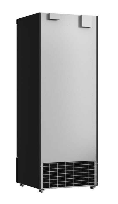 CombiSteel Tiefkühlschrank 1 Glastür Schwarz Jde-600F Bl