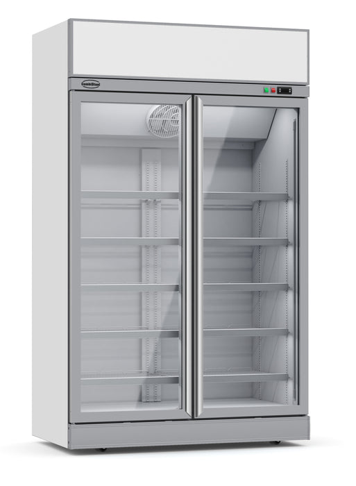 CombiSteel Tiefkühlschrank 2 Glastüren Ins-1000F **Achtung, Es Liegt Ein Erhöhter Einschatlstrom Vor, Sodass Ein Leitungsschu