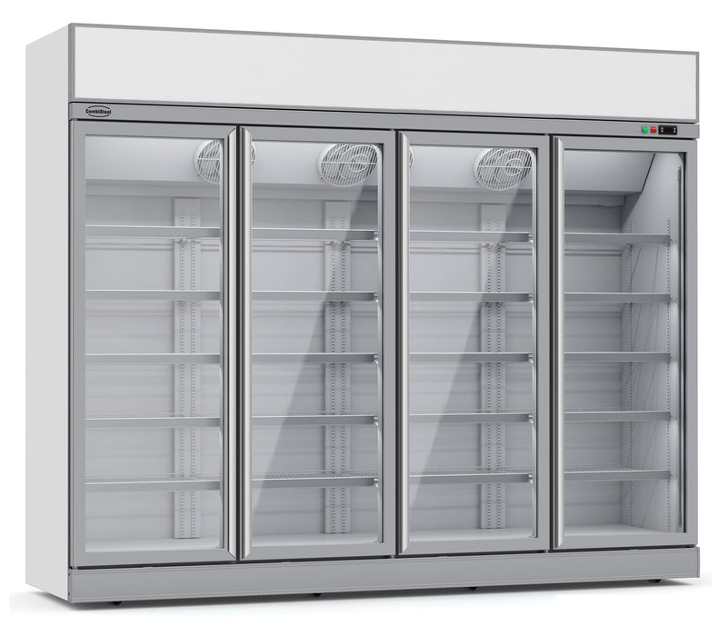 CombiSteel Tiefkühlschrank 4 Glastüren Ins-2060F **Achtung, Es Liegt Ein Erhöhter Einschatlstrom Vor, Sodass Ein Leitungsschu