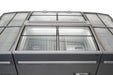 CombiSteel Supermarkt Tiefkühltruhe Grau Kopf Element Automatische Abtauung