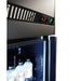 CombiSteel Kühlschrank 3 Glastüren Schwarz Irm-1180R Bl