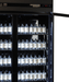 CombiSteel Kühlschrank 3 Glastüren Schwarz Irm-1180R Bl