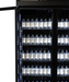 CombiSteel Kühlschrank 3 Glastüren Schwarz Irm-1180R Bl
