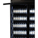 CombiSteel Kühlschrank 3 Glastüren Schwarz Irm-1180R Bl