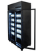 CombiSteel Kühlschrank 2 Glastüren Schwarz Irm-770 Bl